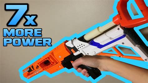 THE MOST POWERFUL NERF GUN MOD YouTube