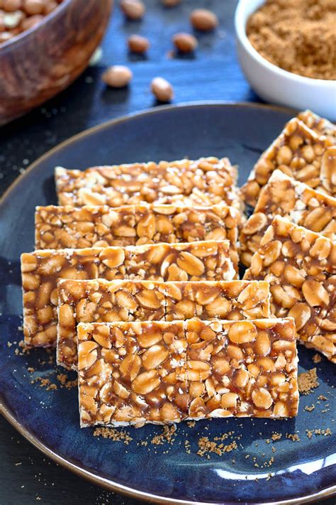 Peanut Chikki, How to make peanut brittle or peanut gajak