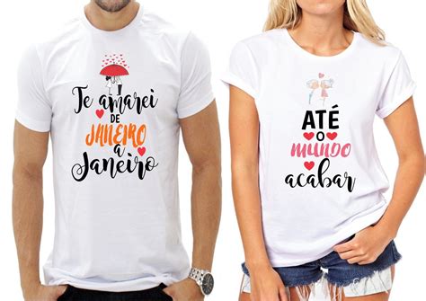 Camisa Personalizada Para O Dia Dos Namorados - Camiseta Combinado Dia dos Namorados : Mart Digital