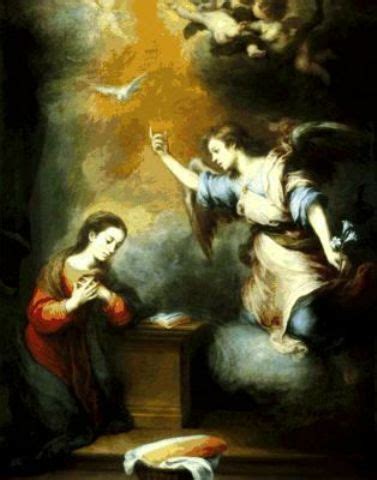 Artwork Replica Annunciation By Bartolome Esteban Murillo 1618 1682