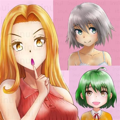 女の子のアイコンイラスト制作します。 スキマ イラスト依頼・opt販売ならskima