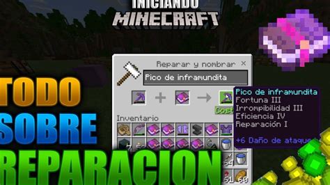 Para Qu Sirve El Encantamiento De Reparaci N En Minecraft Y C Mo Usarlo