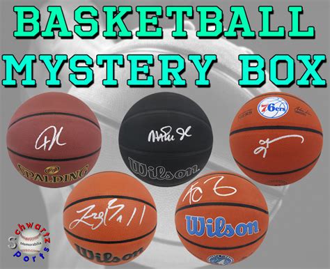 Schwartz Sports Signed Basketball Mystery Box Series 30 Limited To