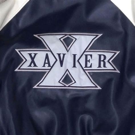 Blue/White Louisiana Xavier University Varsity Satin Jacket - Jackets ...