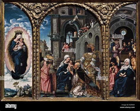 The Adoration of the Kings early 16th Century Circle of Jan Gossaert ( Jan Gossaert (Jean ...