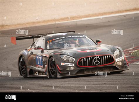 Barcelona Spain 3rd September 2016 The Mercedes Amg Gt3 Car Of The