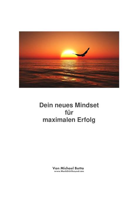 Pdf Dein Neues Mindset F R Maximalen Erfolg Was Heisst Eigentlich