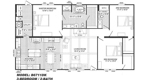 3 Bedroom Mobile Home Floor Plan: Maximize Space and Comfort - Wave Sold