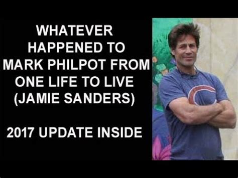 Whatever Happened To Actor Who Played Jamie Sanders Oltl Mark Philpot