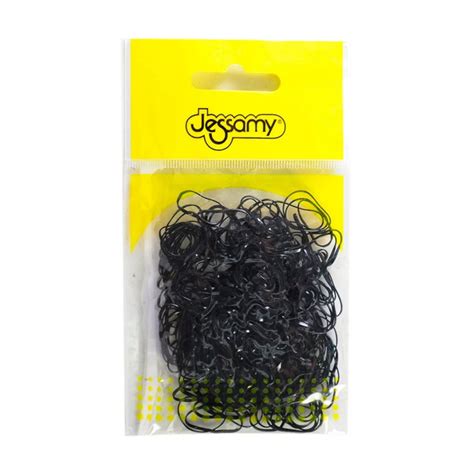 Banditas Elasticas Gomitas X250 Negras Peinados Trenzas