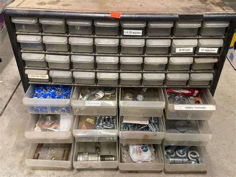 Plastic Hardware drawer organizer with contents - Metzger Property ...