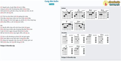 Chord Cung đàn Buồn Nhạc Ngoại Minh Châu Tab Song Lyric Sheet Guitar Ukulele Chords Vip