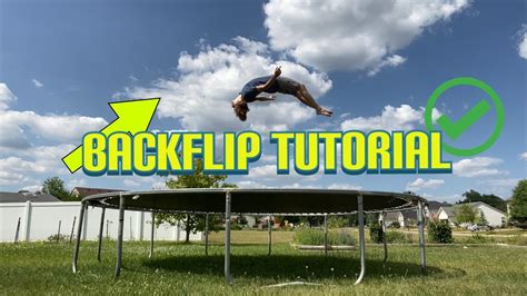 Learn How To Do A Backflip On A Trampoline In Just 5 Minutes Easy