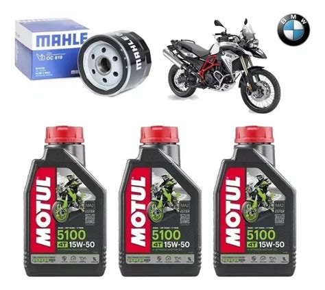 Motul W Kit Troca De Leo Bmw F Gs Mahle Oc