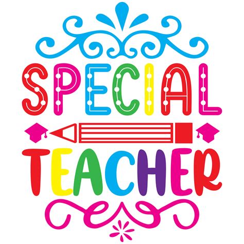 special teacher design 14836763 Vector Art at Vecteezy