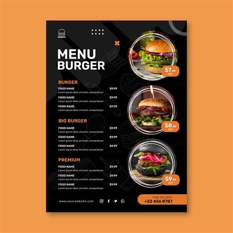 Menu Design Assignments - Bapu Graphics