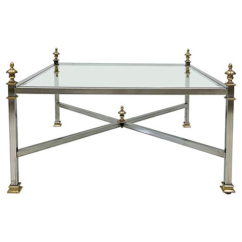 French Neoclassical Style Maison Jansen Coffee Table At 1stdibs