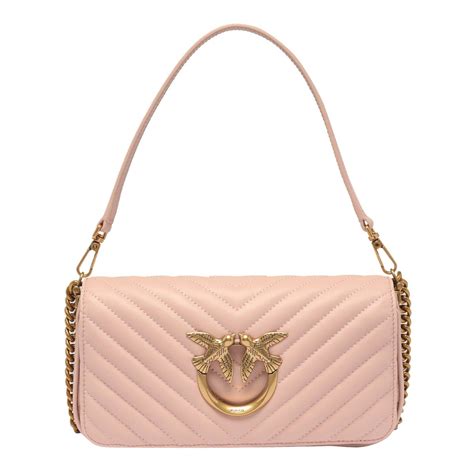 Pinko Love Click Mini Baguette Bag In Pink Lyst