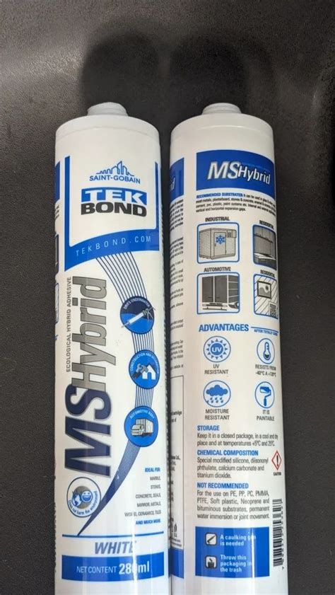 Saint Gobain Tekbond MS Hybrid Sealant At 350 Silicone Glue In