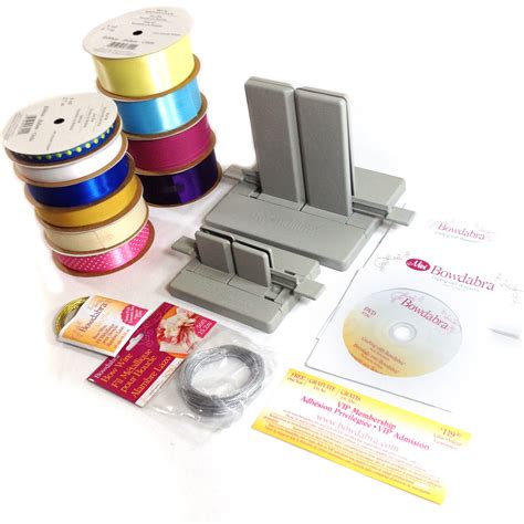 Ultimate Bow Making Kit: Large & Mini Bowdabra Bow Makers, 10 Ribbons, & Wire | eBay