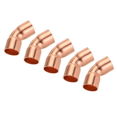 Copper Elbow Fittings 45 Degree Elbow Water Supply Pipe Copper Elbow Set 1 2