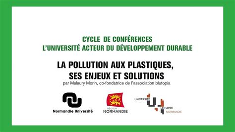 Pollution plastique les ENJEUX et les SOLUTIONS Conférence YouTube