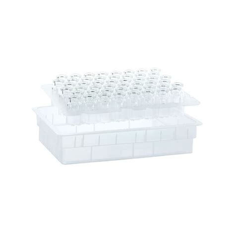 10ml Open Sterile Nest And Tub Iso 10r Clear Vials Ready To Fill Tray