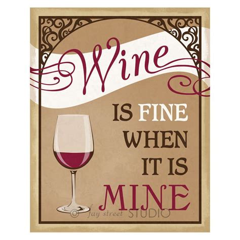 Wine Art Print 8x10 Etsy Wine Wine Quotes Wine Art