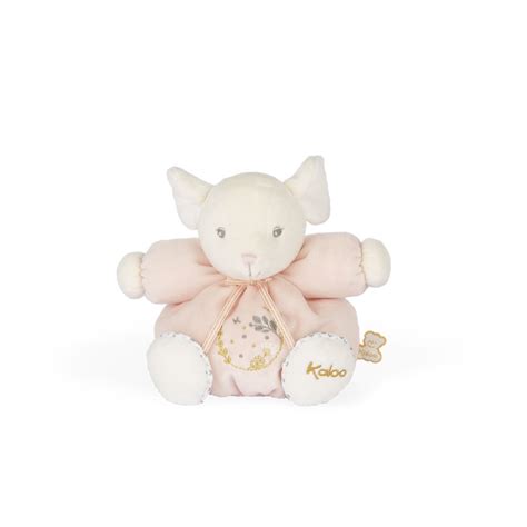 Kaloo Perle Peluche Patapouf Souris Rose Cm