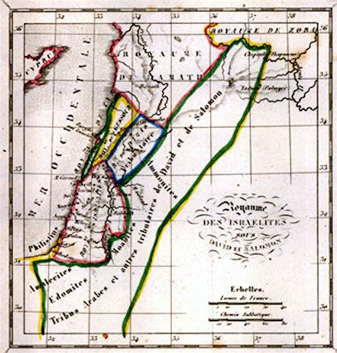 Maps Kingdom Of David And Solomon