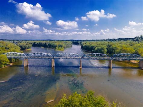 Potomac River And Point Of Rocks Road Bridge Stock Image Image Of