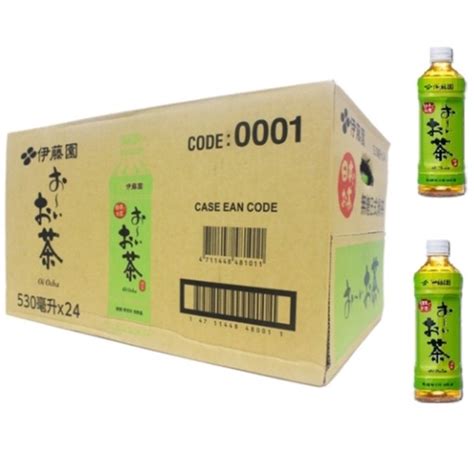 伊藤園 綠茶 1箱x530ml 無糖 無香料 無熱量 好市多代購 蝦皮購物