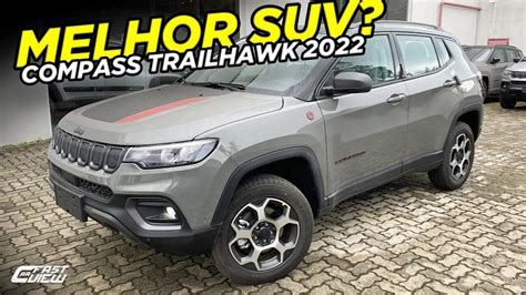 NOVO JEEP COMPASS TRAILHAWK TD350 4X4 TURBO DIESEL 2022 É O MELHOR SUV