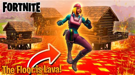 Fortnite The Floor Is Lava Challenge Youtube