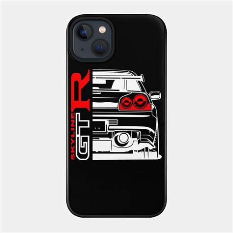 Skyline R34 Godzilla By Gaplexio Protector De Celular Fundas Para