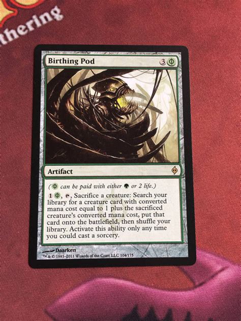 Birthing Pod New Phyrexia Magic The Gathering Proxy Mtg Cards Top