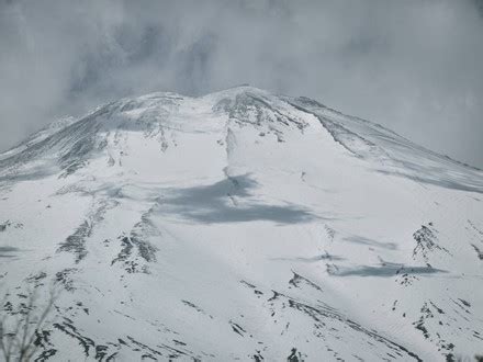 View Mount Fuji Summit Covered By Editorial Stock Photo - Stock Image ...