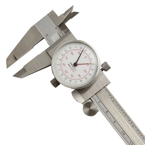 Dial Caliper 6"/150mm Double Pointer Reading Scale Metric Inch Standard ...