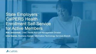 Online Health Enrollment For Active Employees Calpers