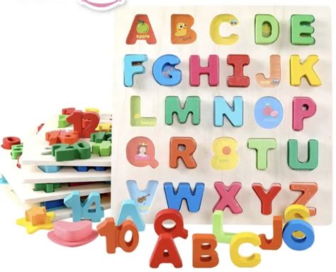 Alphabet Puzzle Abc Letter And Number Puzzles For Toddlers 1 2 3 Years