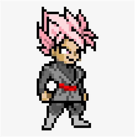 Ssjrose Goku Black - Goku Ssj Rose Pixel Art PNG Image | Transparent PNG Free Download on ...