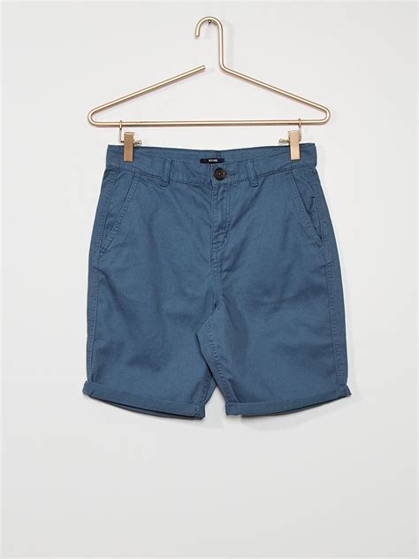 Bermudas Tipo Chino De Sarga AZUL Kiabi 10 00