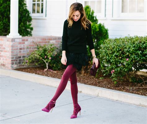 Two Holiday Party Outfit Ideas With Tights Sydne Style