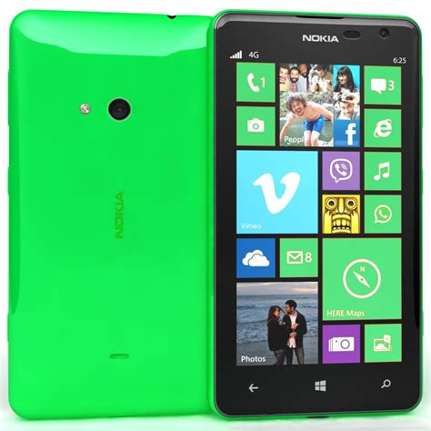 Nokia Lumia 625 Green 3D Model 39 3ds C4d Max Fbx Lwo Wrl 3dm