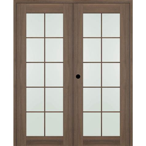 Belldinni Vona 48 In X 80 In 10 Lite Right Hand Active Frosted Glass