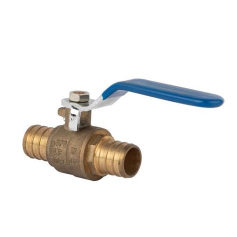 1 2 Inch Pex Brass Full Port Shut Off Ball Valve Hot And Cold Lead