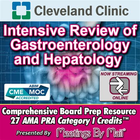 Cleveland Clinic Intensive Review Of Gastroenterology And Hepatology