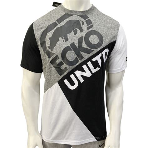 NWT ECKO UNLTD MSRP 44 99 MEN S GRAY CREW NECK SHORT SLEEVE T SHIRT