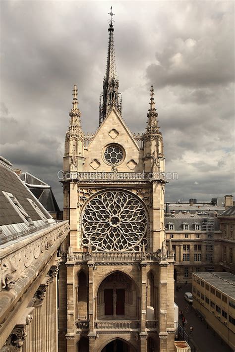 La Sainte Chapelle The Holy Chapel Paris France Manuel Cohen