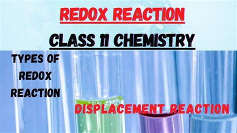 Displacement Reaction Types Of Redox Reaction Redox Reaction Class